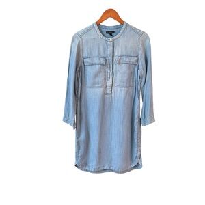 J. Crew chambray shirt dress- mini